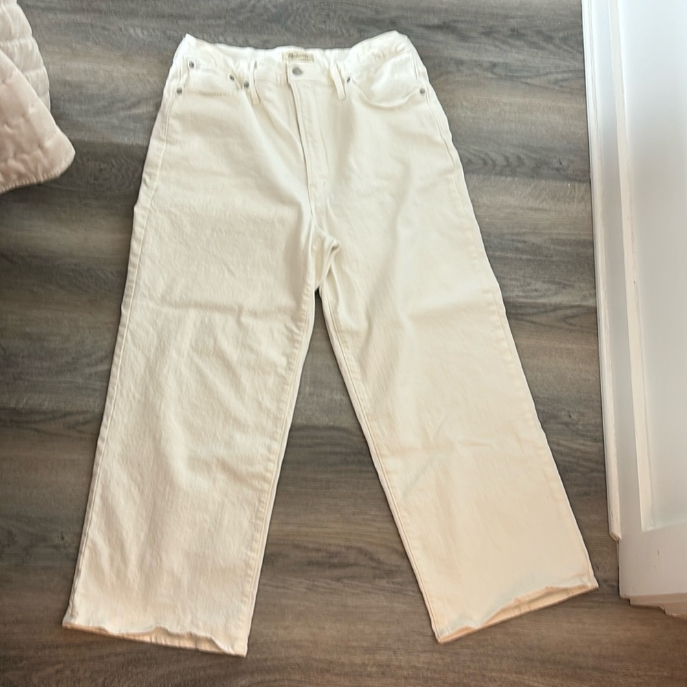Madewell: perfect vintage wide leg crop jean